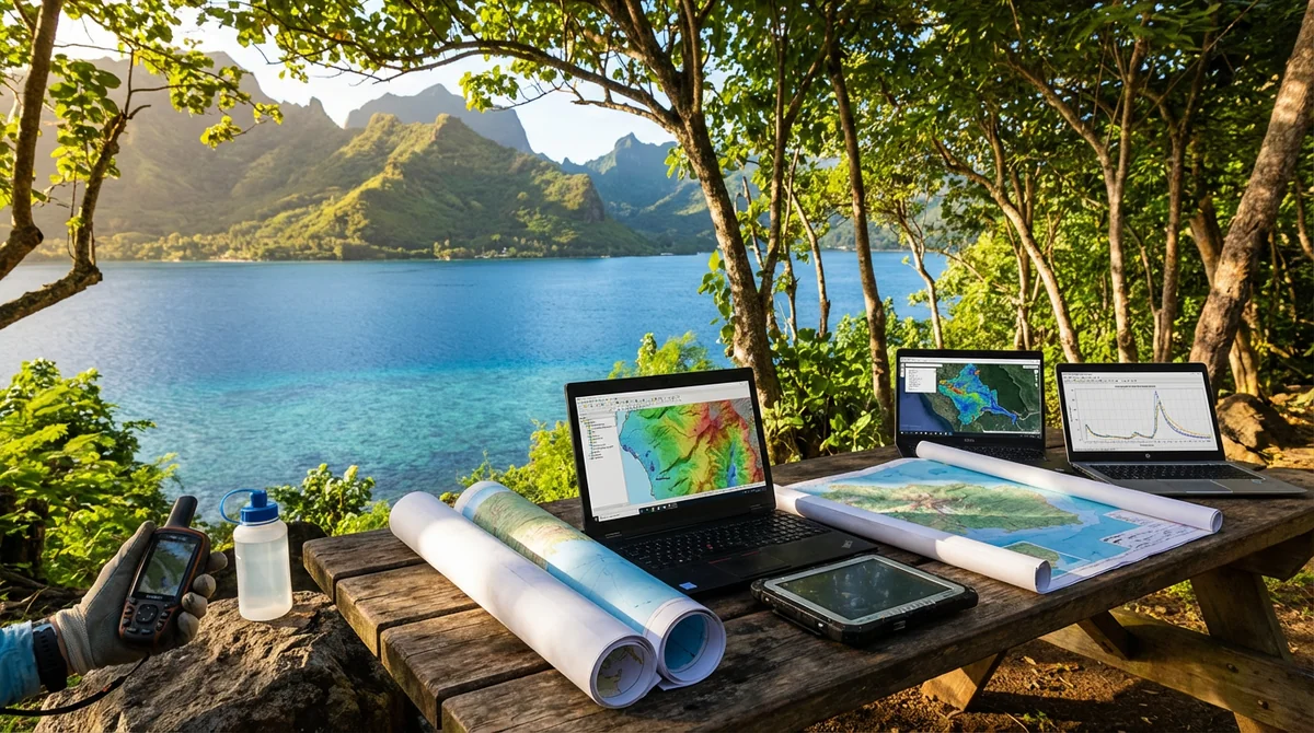 Cartographie de l'aléa inondation, Tahiti