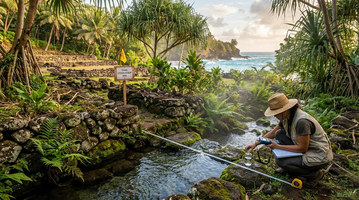 Source Puna'au, pointe Tata'a, Tahiti